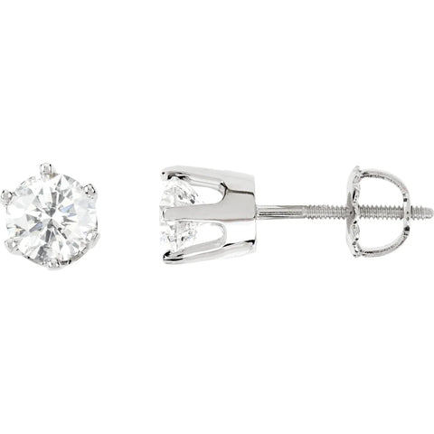 Diamond Huggie Earrings