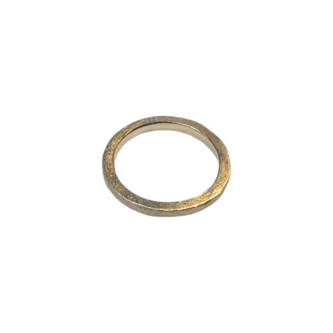 Twist Ring in 24K Fusion Gold & Oxidized Silver