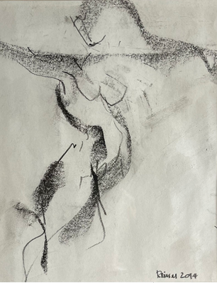 Figure 1 - Charcoal on Paper