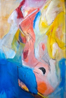 White Dancer Acrylic on Canvas