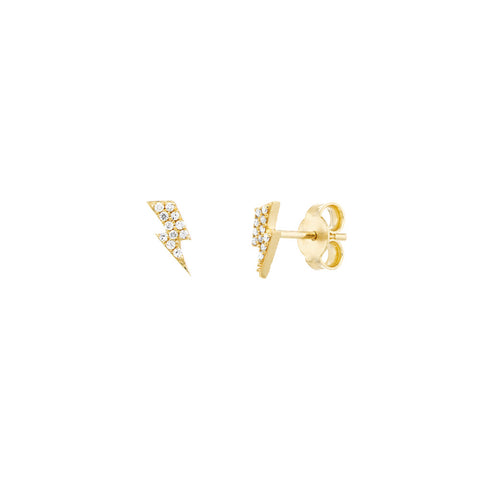 14K Yellow Akoya Pearl and Natural Diamond Earrings