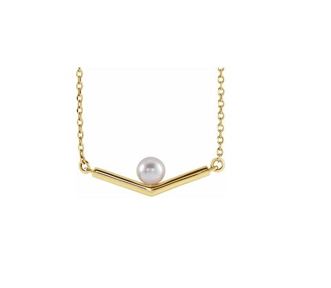 One-off Oval Pendant with Freshwater Pearls