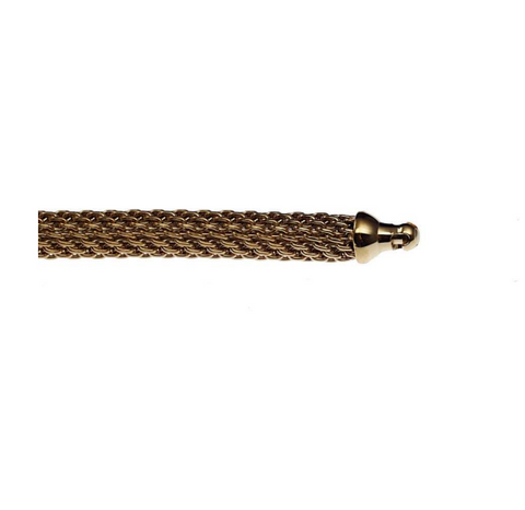 Vario Clasp Gold PVD Anchor Chain with Matte Finish 8x 6mm