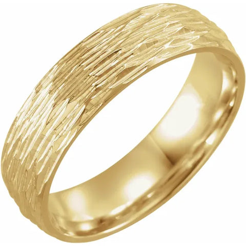 24k Gold & Oxidized Sterling Silver Flat Style "Fusion" Band