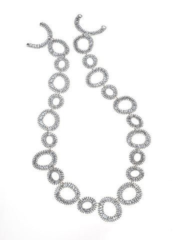 Argentium Silver Patinated Curly Pod Bracelet