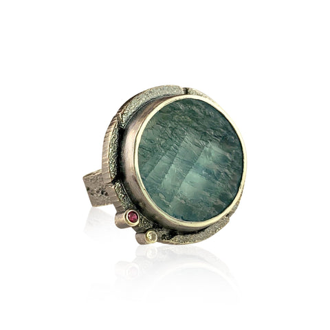 Oxidised Wrap Ring