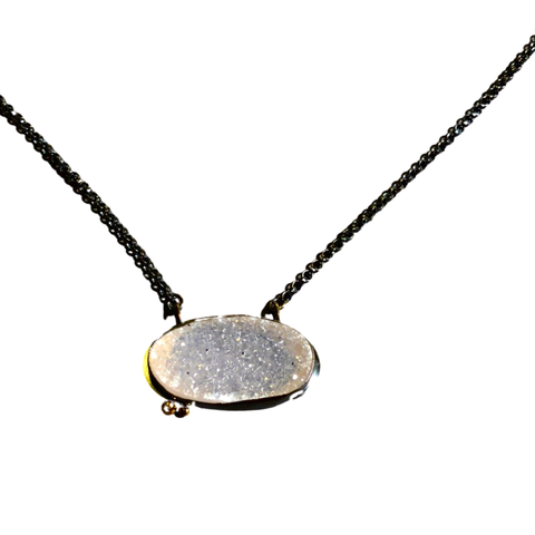Rounded Square Dendritic Necklace