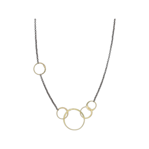 Hand Forged Aria Chain 18k Gold Necklace