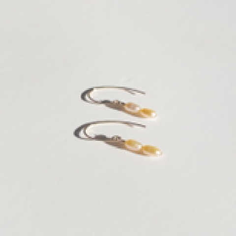 Rosebud Stud Earrings With Rare Freshwater Rosebud Pearls