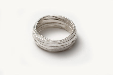 Oxidised Wrap Ring