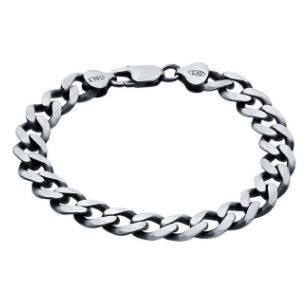 925 Sterling Silver Mens Open Curb Handmade Chain Bracelet -  Canada