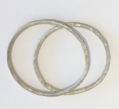 Large Dendritic Quartz Reticulated Silver Ring