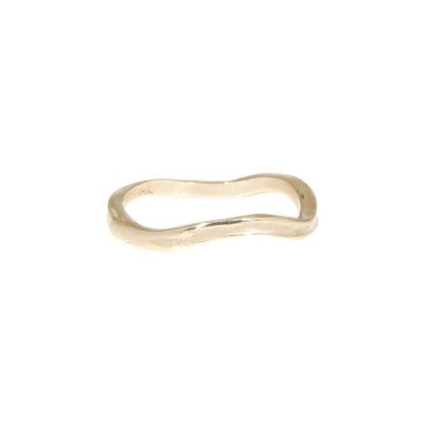 Apostolos Textured Ring in Oxidized Silver and 18k Gold