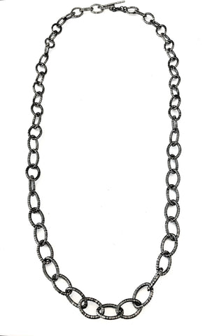 Black and Gold Anchor Chain with Bayonet Connector Head