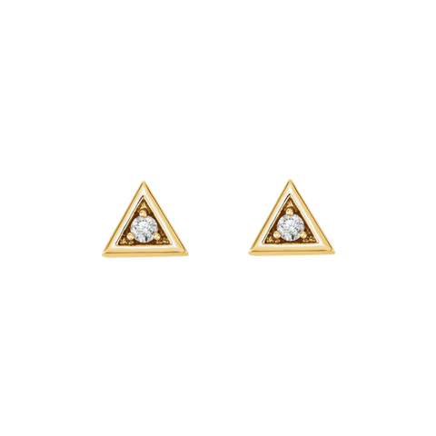 Terra Leaf Chrysoprase Gold Diamond Earrings