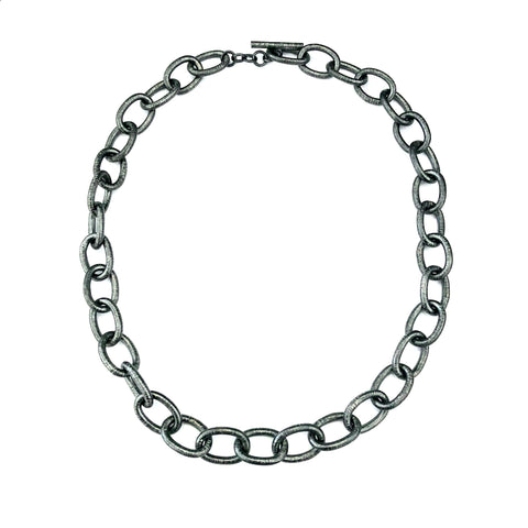 Vario Clasp Black PVD Round Mesh Chain 5 MM