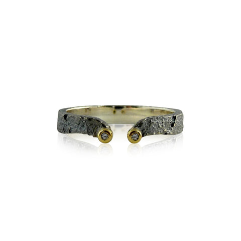 Droplet Solitaire Gold Ring