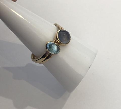 Jewelry Repairs: Sourcing and Setting Gemstones for Stackable Rings - Before and After