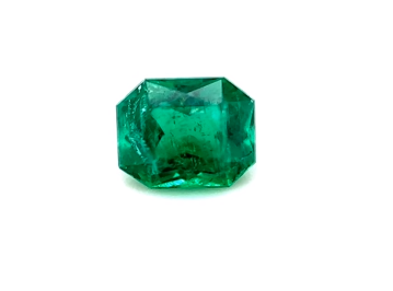 Natural Emerald  Radiant Cut 0.55  Notable Gems® Emerald #592650