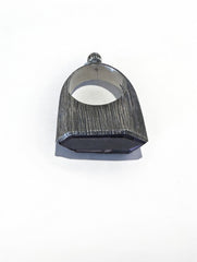 Amethyst Statement Ring | Sculptural Handmade Design