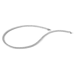 14k White Gold 10 carat Lab Grown Diamond VS/SI+ G+ Complete 16 inch Tennis Necklace