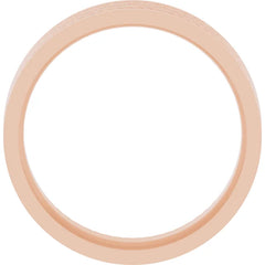 6 MM Herringbone Patterned 10k Gold Comfort-Fit Band