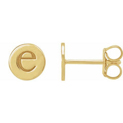 Engravable Disc Earrings