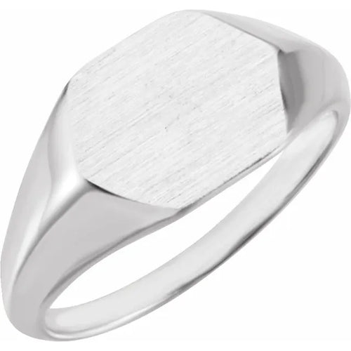 Geometric Signet Ring