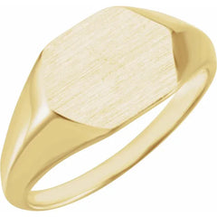 Geometric Signet Ring