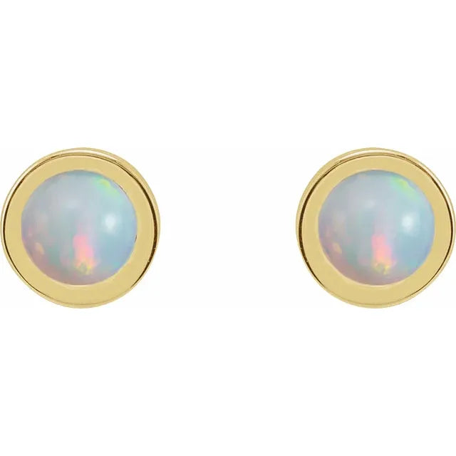 Opal 14k gold online earrings