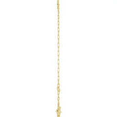 14K Gold Sans Serif Initial Bracelet