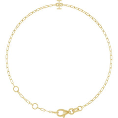 14K Gold Sans Serif Initial Bracelet