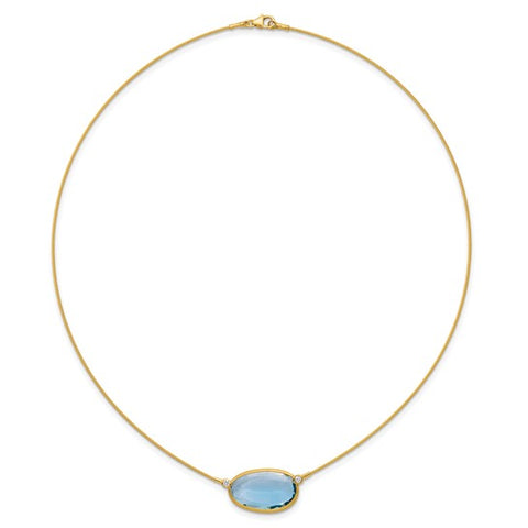 Forget Me Not Lariat Necklace