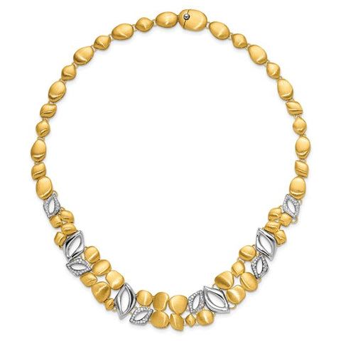 14K Gold Cultured Freshwater Double Pearl Earrings