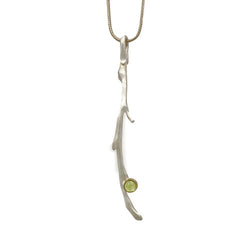 Twiglet Necklace with Peridot