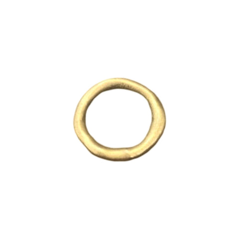 14k Gold 6mm Half Round Regular Classic Wedding Band with Satin Rock or Satin Hammered Finish