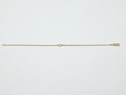 14k Gold Cushion Cut Peridot with Diamond Accent Ring