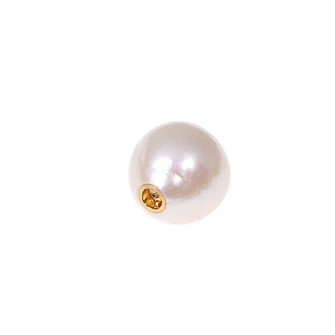 Vario Clasp Freshwater Potato Pearl Pendant with 18k Gold Cap