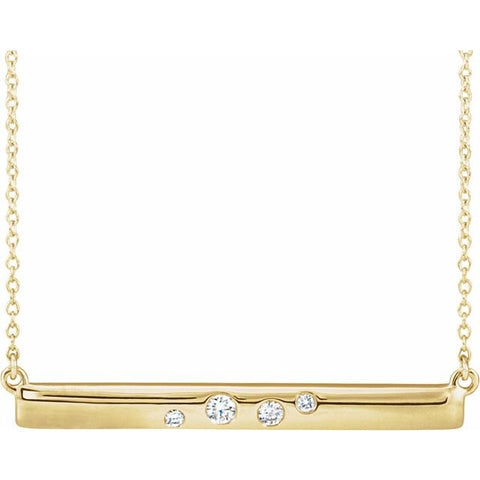14k Gold Diamond Constellation Necklace