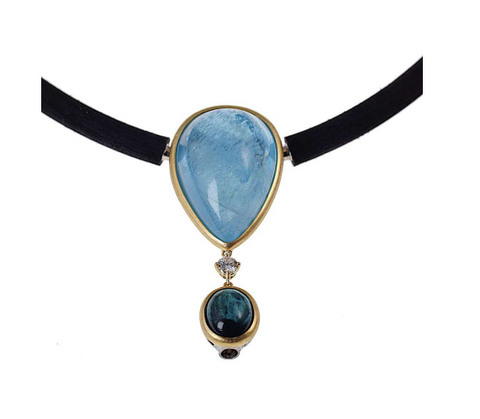 14K Yellow Gold Nameplate Bar Necklace with Diamond or Birthstone Accent