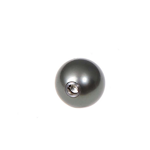 Tahitian Pearl Silver Coral Pendant Accented with Ceylon Sapphire