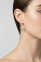 Minimalist Silver Drop Earrings