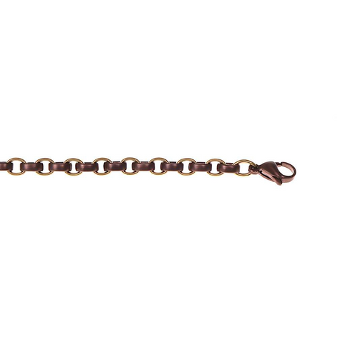 Vario Clasp Gold and Black PVD Anchor Chain with Contrasting Finishes