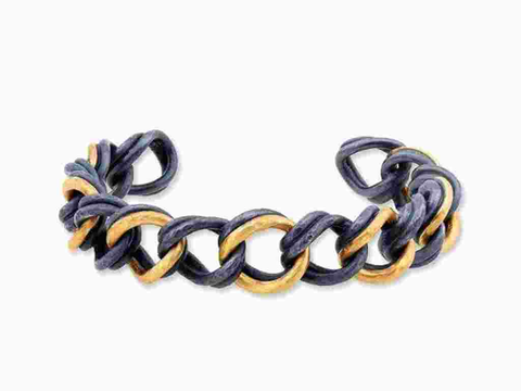 Pebbles Diamond Sapphire Charm Bracelet