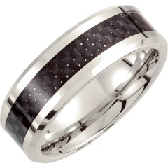 Tungsten Carbon Fiber Comfort Fit Band
