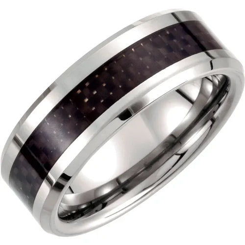 Tungsten Carbon Fiber Comfort Fit Band