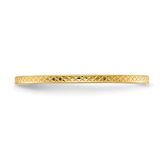 1.2mm Criss-Cross Pattern Stackable Band