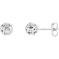 14K Gold 5 mm Pierced Ball Earrings