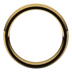 14K Gold Knife Edge 5 mm Wide Wedding Band