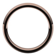 14K Gold Knife Edge 5 mm Wide Wedding Band